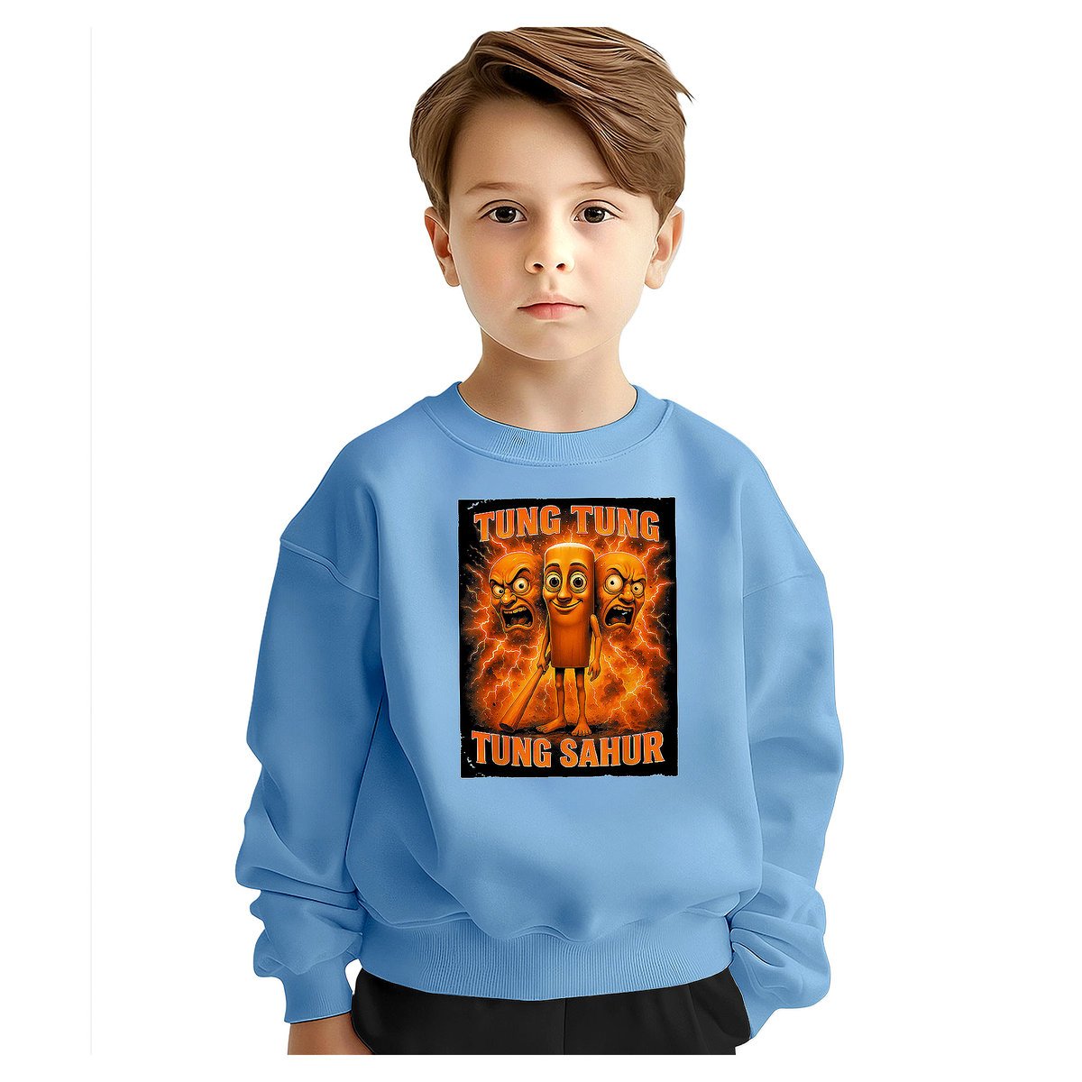 BLUZA DZIECIĘCA ITALIAN BRAINROT TUNG SAHUR 104 DLA CHŁOPCA DZIEWCZYNKI