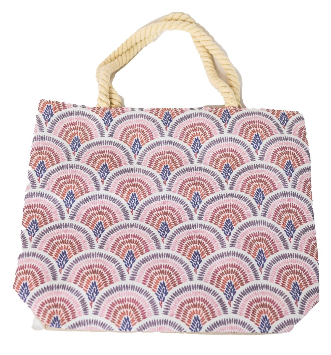 Kolorowa torba podróżna / duża torba plażowa / torba na zakupy 44x42 cm