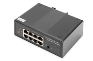 Pozostałe akcesoria sieciowe - Digitus 7-portowy przełącznik sieciowy Gigabit Ethernet PoE, przemysłowy, niezarządzany, port 1PD - miniaturka - grafika 1