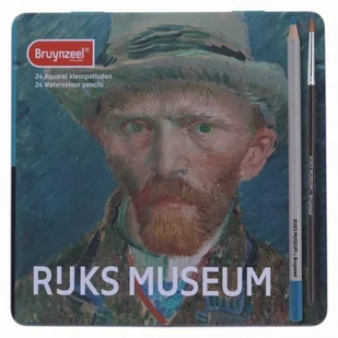 Talens Bruynzeel, zestaw kredek akwarelowych, "Autoportret" van Gogha, 24 sztuki - Kredki, ołówki, pastele i pisaki - miniaturka - grafika 1