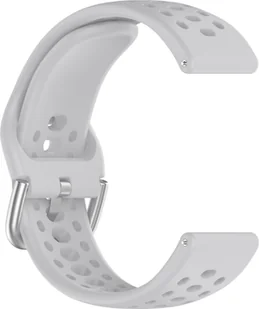 INF Pasek do Amazfit Active 2 - Oddychający Silikonowy Pasek Sportowy Szary - Akcesoria do smartwatchy - miniaturka - grafika 1