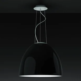 Artemide Lampa wisząca designerska Nur Gloss, możliwość ściemniania, czarny, salon / jadalnia, aluminium, design - Lampy sufitowe - miniaturka - grafika 1