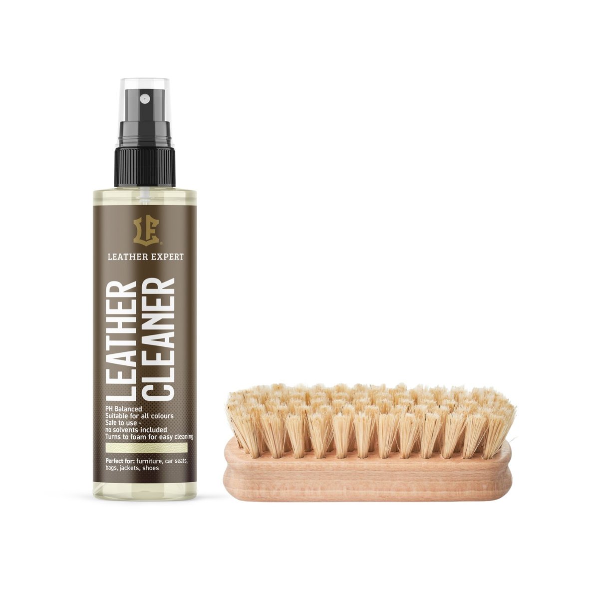 Zestaw do czyszczenia skóry gładkiej - cleaner 100 ml i szczotka ZES-51