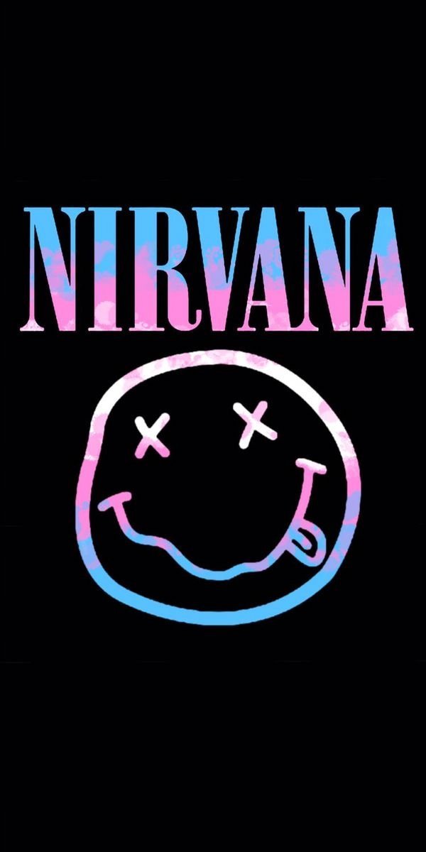 PODKŁADKA POD MYSZ Nadruk 22x18 cm Nirvana Smiley Kurt Cobain ROCK Prezent
