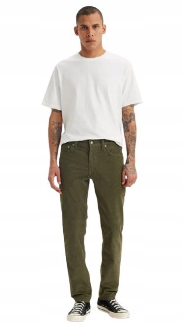 LEVI'S SPODNIE MĘSKIE CASUAL PROSTE W KOLORZE KHAKI 31/32 XQA