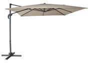Parasole ogrodowe - Rojaplast parasol przeciwsłoneczny CANTIELVER 270 × 270 cm beżowy - miniaturka - grafika 1