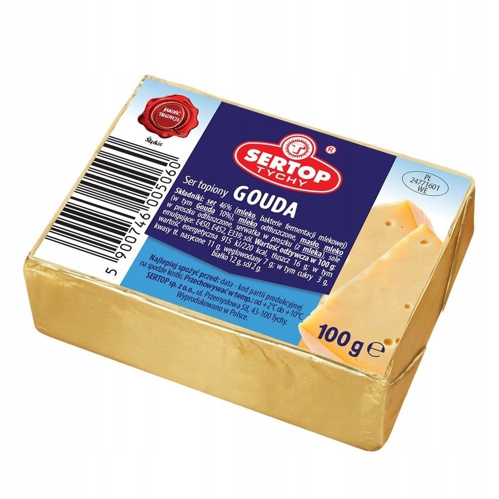 Ser Gouda w kostkach 100 g