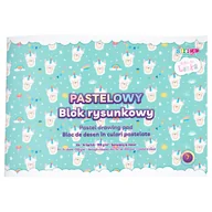 Szkolne artykuły papiernicze - Pilot Blok rysunkowy A4 Strigo by lenka 20 kartek 90g pastelowy 10 sztuk - Pilot - miniaturka - grafika 1