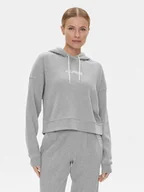 Bluzy damskie - Bluza damska z kapturem krótka Tommy Hilfiger UW0UW04996 S Szara (8720645443360). Bluzy z kapturem damskie - miniaturka - grafika 1