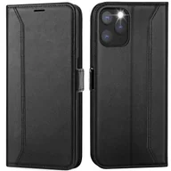 Etui i futerały do telefonów - Etui na telefon komórkowy iPhone 11 Pro Max składane etui ochronne, czarne - miniaturka - grafika 1