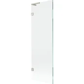 Parawany nawannowe - Mexen Lunar L parawan nawannowy 1-skrzydłowy 60 x 150 cm, transparent, nikiel szczotkowany - 897L-060-000-97-00 - miniaturka - grafika 1