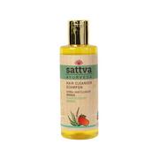 Szampony do włosów - Sattva nawilżający szampon ziołowy Mango 210ml - miniaturka - grafika 1