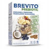 Zdrowa żywność - BREVITO Prebiotic - Owsianka owocowa migdałowo-bananowa 150g - miniaturka - grafika 1