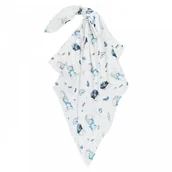 Rożki i beciki - Bonjour Cherie   Bambusowy Otulacz Niemowlaka Dino - miniaturka - grafika 1