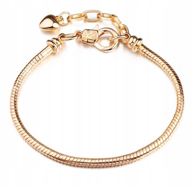 Bransoletka Modułowa Złota Prezent Charms