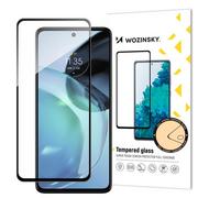 Szkła hartowane na telefon - Wozinsky Full Glue Tempered Glass szkło hartowane Motorola Moto G72 9H na cały ekran z czarną ramką - miniaturka - grafika 1