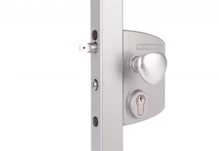 Zamek elektryczny Locinox LEKQ U4 , 12V AC/DC, uniwersalny, kolor aluminium, (profil prostokątny, regulacja od 40 do 60 mm) - Zamki i wkładki - miniaturka - grafika 1