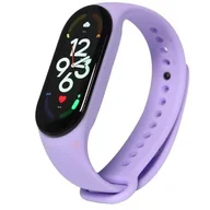 Akcesoria do smartwatchy - Pasek DEVIA Deluxe Sport do Xiaomi Mi Band 5/Mi Band 6/Mi Band 7 Lawendowy - miniaturka - grafika 1