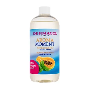 Dermacol Aroma Moment Papaya & Mint Tropical Liquid Soap Mydło w płynie Napełnienie 500 ml - Mydła - miniaturka - grafika 1