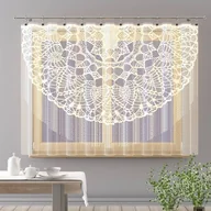 Firany - Firanka żakardowa gotowa Zlata krem 150 x 150[cm] - miniaturka - grafika 1