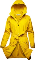 Kurtki i kamizelki sportowe damskie - Helly Hansen Kurtka damska W Kirkwall II Raincoat Essential yellow r.L - miniaturka - grafika 1
