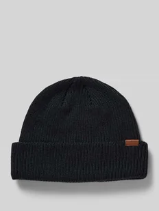 Czapka beanie z detalem z logo - Czapki męskie - miniaturka - grafika 1