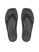 Klapki i japonki damskie - Crocs Japonki Miami Studded Flip 211471 Czarny - miniaturka - grafika 1