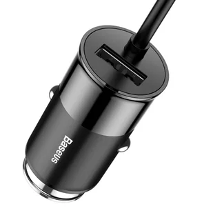 Enjoy Baseus Baseus Together ładowarka samochodowa z przedłużaczem hubem 4x USB 5.5A czarny (CCTON-01) hurtel-37936-0 - Ładowarki samochodowe - miniaturka - grafika 11