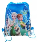 Torby szkolne - WOREK do przedszkola FROZEN na obuwie buty kapcie ELZA plecak KRAINA LODU - miniaturka - grafika 1