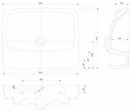 Umywalki - Koło Nova Pro 55x44 M31056000 - miniaturka - grafika 1