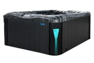 Baseny ogrodowe - HYDROSAN - Wanna SPA Jacuzzi ogrodowe z hydromasażem 3-osobowa 210x170 cm 230V CZARNA FALA OBUDOWA ANTRACYT SPA530 - miniaturka - grafika 1