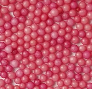 POSYPKA PEREŁKI GROSZKI CUKROWE różowe sd 4mm 25g - Dodatki do ciast w proszku - miniaturka - grafika 1