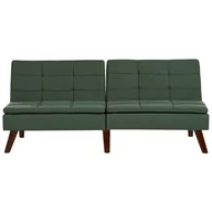 Sofy i kanapy - Sofa rozkładana zielona RONNE - miniaturka - grafika 1