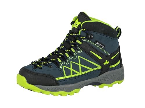 Lico Griffin High Chłopcy Buty do biegania crossowego, morski/czarny/cytrynowy, 34 EU
