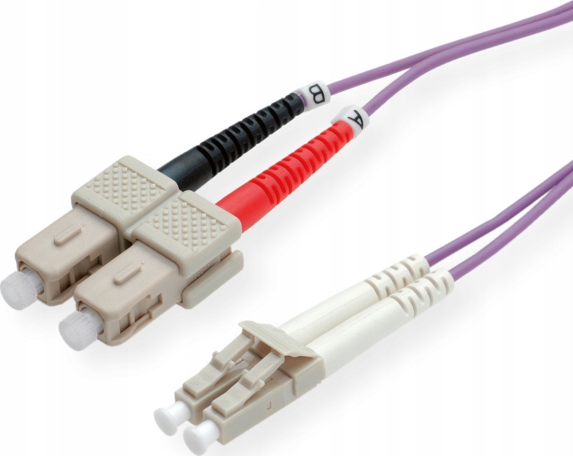 Roline ROLINE LWL- Cable 50/125µm OM4, LC/SC, violet 0,5m 21.15.8760