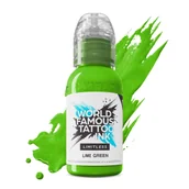 Wyposażenie studia tatuażu - Farba World Famous Limitless Tattoo Ink - Lime Green 30ml - miniaturka - grafika 1