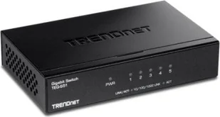 Switch TRENDnet TRENDnet Switch 5 Port Gbit Desktop Switch /w metal case - Switche - miniaturka - grafika 1