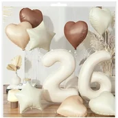 Balony i akcesoria - BALONY BOHO NA URODZINY GWIAZDKA SERCE CYFRA SERDUSZKO DOWOLNY WIEK 11-99 - miniaturka - grafika 1