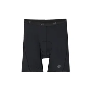 Legginsy krótkie rowerowe z żelowo-piankową wkładką męskie 4F TFSTM031-20S - Legginsy - miniaturka - grafika 1