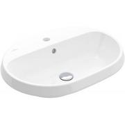 Umywalki - Villeroy & Boch Architectura umywalka 60x45 cm wpuszczana owalna Weiss Alpin 5A666001 - miniaturka - grafika 1