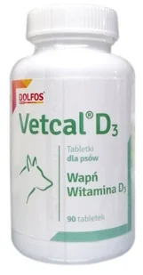 DOLFOS Vetcal D3 - Suplementy i witaminy dla psów - miniaturka - grafika 1