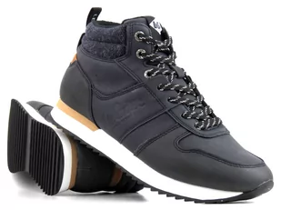 Buty męskie zimowe, sportowe - LEE COOPER 22-31-1462M, granatowe - Lee Cooper - Buty zimowe męskie - miniaturka - grafika 1