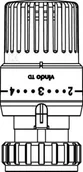 Głowice termostatyczne - Termostat vindo TD, 7-28 C, 0* 1-5, z czujnikiem cieczowym - miniaturka - grafika 1