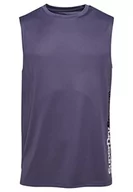 Sukienki - Superdry Active Vest Sukienka męska, Folkstone szary, L - miniaturka - grafika 1