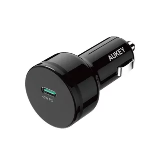 Aukey CC-Y13 ultraszybka ładowarka samochodowa 1xUSB-C Power Delivery 45W 3A CC-Y13 - Ładowarki samochodowe - miniaturka - grafika 1