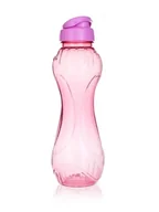 Shakery i bidony sportowe - Butelka sportowa plastikowa bidon Trend różowa 600ml - miniaturka - grafika 1