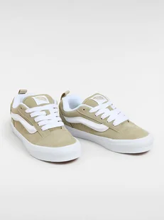 Vans Skórzane sneakersy "Knu Skool" w kolorze beżowym - Trampki damskie - miniaturka - grafika 1