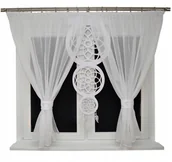 Firany - Firana nowoczesna salon Łapacz Snów ażur 300x150 b - miniaturka - grafika 1