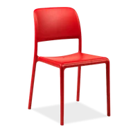 Fotele i krzesła ogrodowe - Krzesło Nardi RIVA BISTROT Rosso - miniaturka - grafika 1