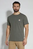 Koszulki męskie - Koszulka Carhartt Force Midweight S/S Pocket - miniaturka - grafika 1